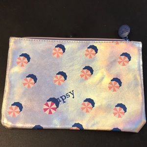 Ipsy holographic color, umbrella makeup bag